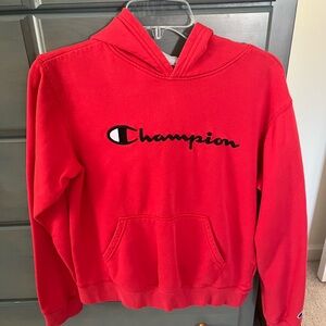 Kids Champion Bold Red Sweatshirt